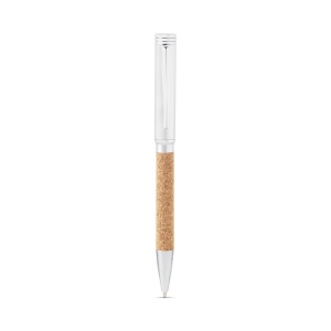 EVANS. Set composé d'un stylo à bille et d'un porte-clés, tous deux en métal et en liège 6