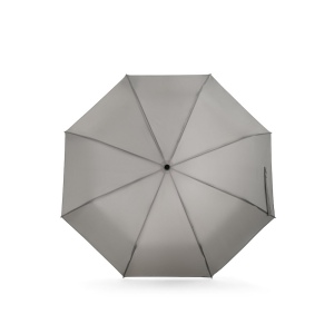 AIDEN. Parapluie 21" en polyester recyclé (100% rPET) pongé 190T, pliable en 3 parties 9