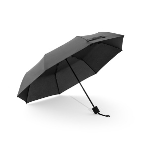AIDEN. Parapluie 21" en polyester recyclé (100% rPET) pongé 190T, pliable en 3 parties 2