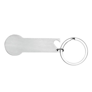 Porte clés décapsuleur jeton NO COIN 4