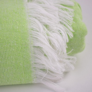 Fouta rayée bicolore 8