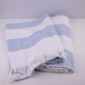 Fouta rayée bicolore 13