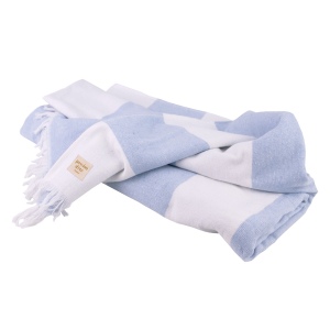 Fouta rayée bicolore 5