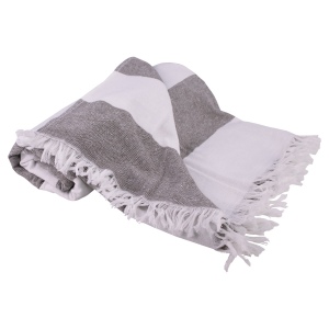 Fouta rayée bicolore 6