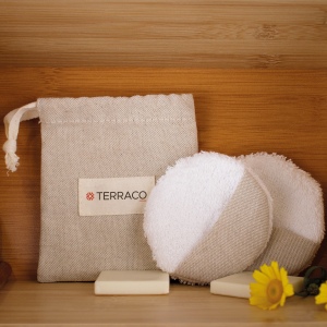 Kit démaquillant en Coton+Lin 4