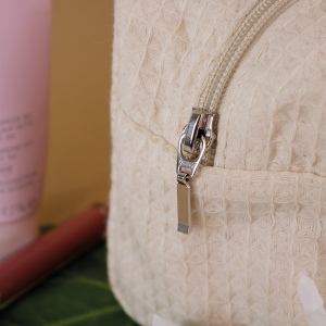 Trousse rectangulaire en coton nid d'abeille 5