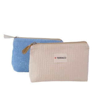 Trousse en coton nid d'abeille 6