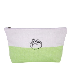 Trousse soufflet de fond éponge rayée