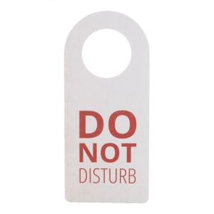 Disturb Wood Accroche-porte personnalisé