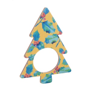 Julmiddag Creative Rond de serviette de Noël personnalisable 2