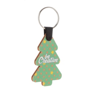 Fjerny Creative Porte-clés de Noël personnalisé, arbre de Noël 2