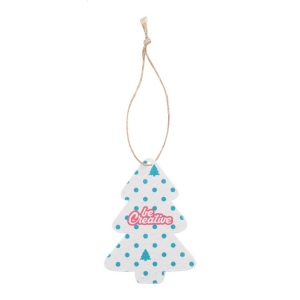 CreaJul Seed ornement de sapin de Noël personnalisé en papier semence, rond 3
