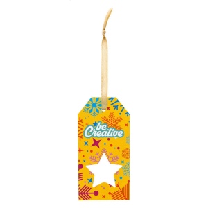 PrinTag Plus étiquette cadeau personnalisée, étoile