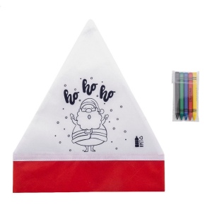 Julfar Hat Bonnet de Père Noël à colorier 2