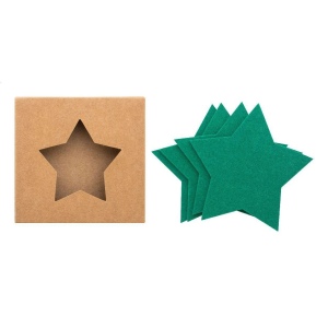 Vagnes Set de sous-verres de Noël en RPET 3