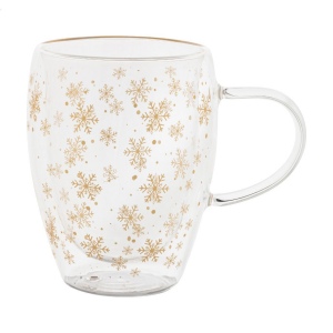 Snostro Mug thermos de Noël en verre 3