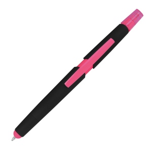 Stylo plastique avec marqueur EMMETT 16