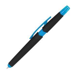 Stylo plastique avec marqueur EMMETT 19