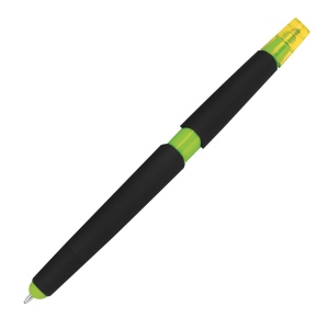 Stylo plastique avec marqueur EMMETT 25