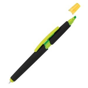 Stylo plastique avec marqueur EMMETT 26