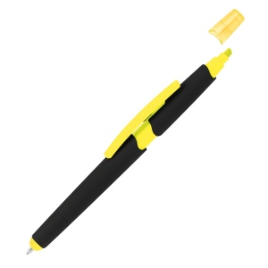 Stylo plastique avec marqueur EMMETT 10