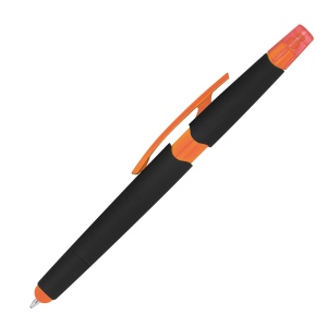 Stylo plastique avec marqueur EMMETT 11