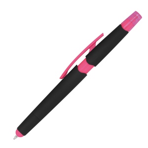 Stylo plastique avec marqueur EMMETT 15
