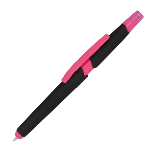 Stylo plastique avec marqueur EMMETT 4