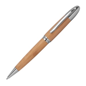 Stylo twist en métal / bambou ELISABETTA