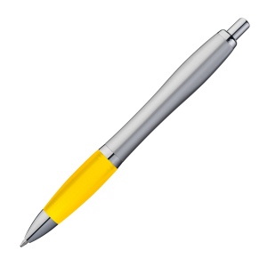 Stylo satiné à corps argenté ANGELINA 26