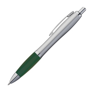 Stylo satiné à corps argenté ANGELINA 27