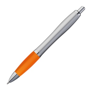 Stylo satiné à corps argenté ANGELINA 32