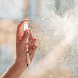 Stylo à bille twist avec vaporisateur SABINA 9