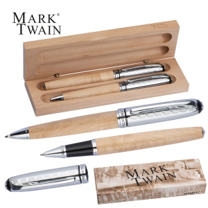 Set d'écriture en bois "Mark Twain" ROLAND