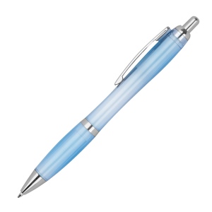 Stylo à bille en RPET transparent JASMIN 4