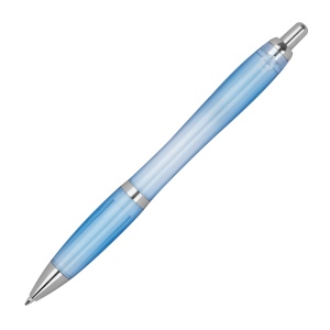 Stylo à bille en RPET transparent JASMIN 6