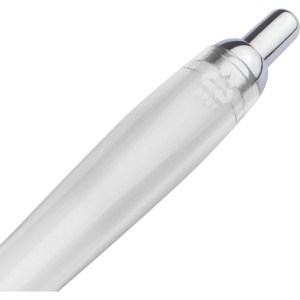 Stylo à bille en RPET transparent JASMIN 12