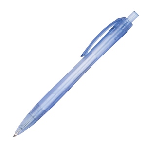Stylo à bille transparent avec clip incurvé WIKTORIA 3