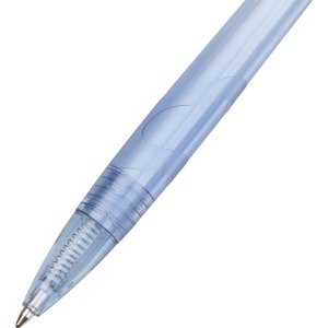 Stylo à bille transparent avec clip incurvé WIKTORIA 7