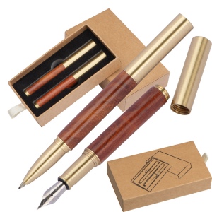 Mini set d'écriture - plume et roller SANTIAGO
