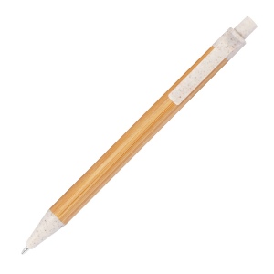 Stylo à bille en paille de blé et bambou FABIANA 20