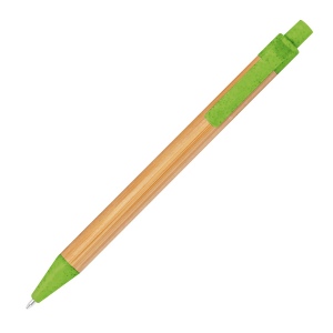Stylo à bille en paille de blé et bambou FABIANA 23
