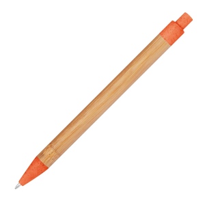 Stylo à bille en paille de blé et bambou FABIANA 27