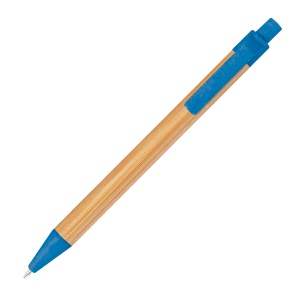 Stylo à bille en paille de blé et bambou FABIANA 12
