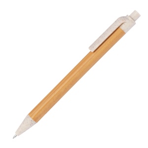 Stylo à bille en paille de blé et bambou FABIANA 5
