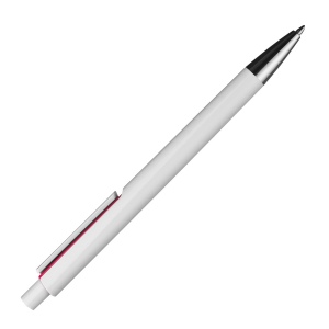 Stylo bille blanc avec applications colorées DEAN 19