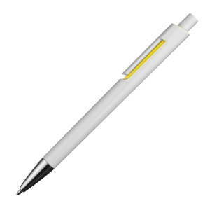Stylo bille blanc avec applications colorées DEAN 20