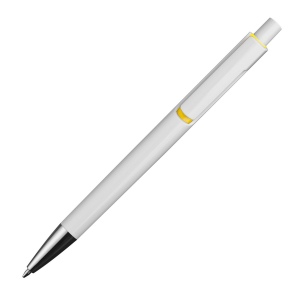 Stylo bille blanc avec applications colorées DEAN 21