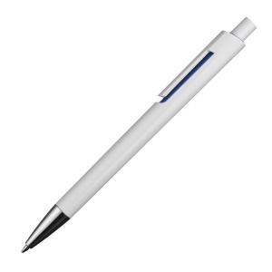 Stylo bille blanc avec applications colorées DEAN 12
