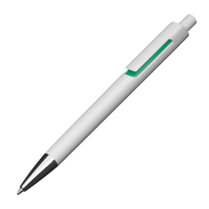 Stylo bille blanc avec applications colorées DEAN 6
